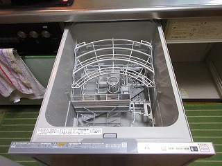 食洗機取替　④完成ギャラリー☆　「ソフト排気／標準／念入り／乾燥」機能があります！！