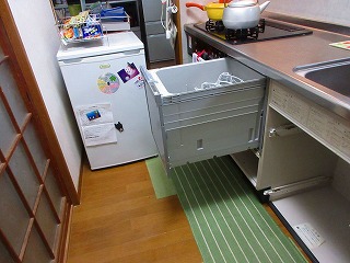 食洗機取替　④完成ギャラリー☆　「ソフト排気／標準／念入り／乾燥」機能があります！！