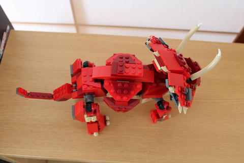 LEGO 恐竜01　トリケラトプス (Triceratops)がお～～～！！